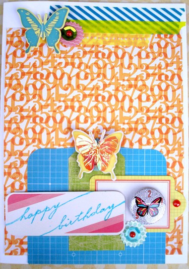 Layer up weekly challenge / Birthday card