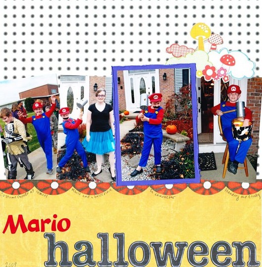 Mario Halloween ("bold" challenge)