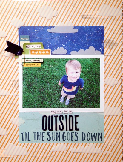 Outside til the Sun Goes Down // 8.5 x 11 LO