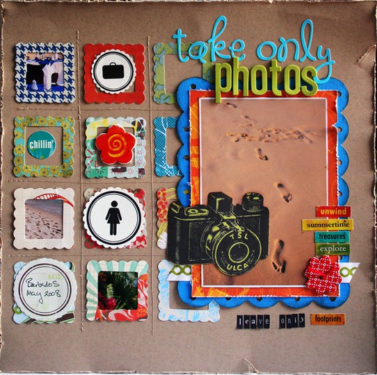 take only photos, leave only footprints