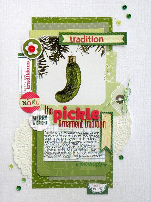 Pickle Ornament *Elle's Studio by oasisscrap gallery