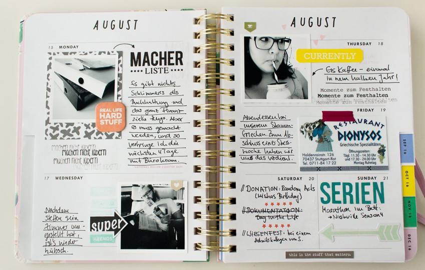 planner pages – August 3