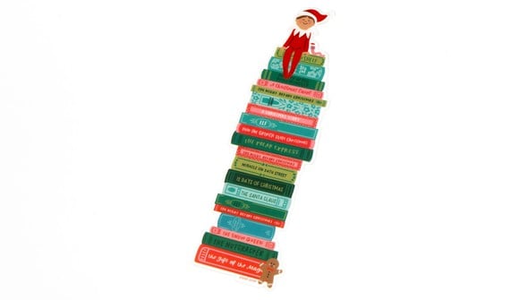 Holiday Book Stack Transparent Bookmark gallery