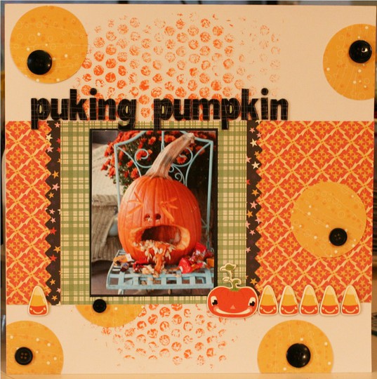 puking pumpkin