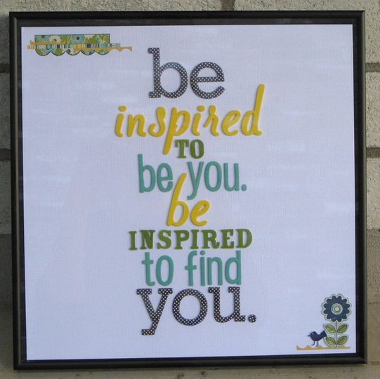 Be You quote (wall decor)