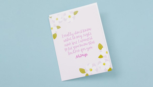 Sympathy Floral Greeting Card gallery