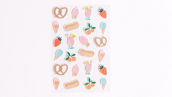 Snacks Puffy Stickers gallery