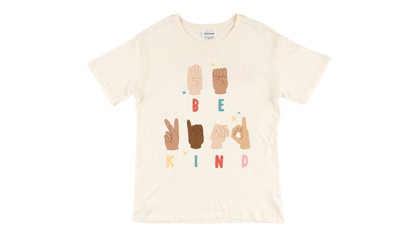Be Kind Pippi Tee - Ivory gallery
