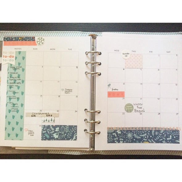 December 2017 studio Calico Hello forever planner by Leahbeee gallery
