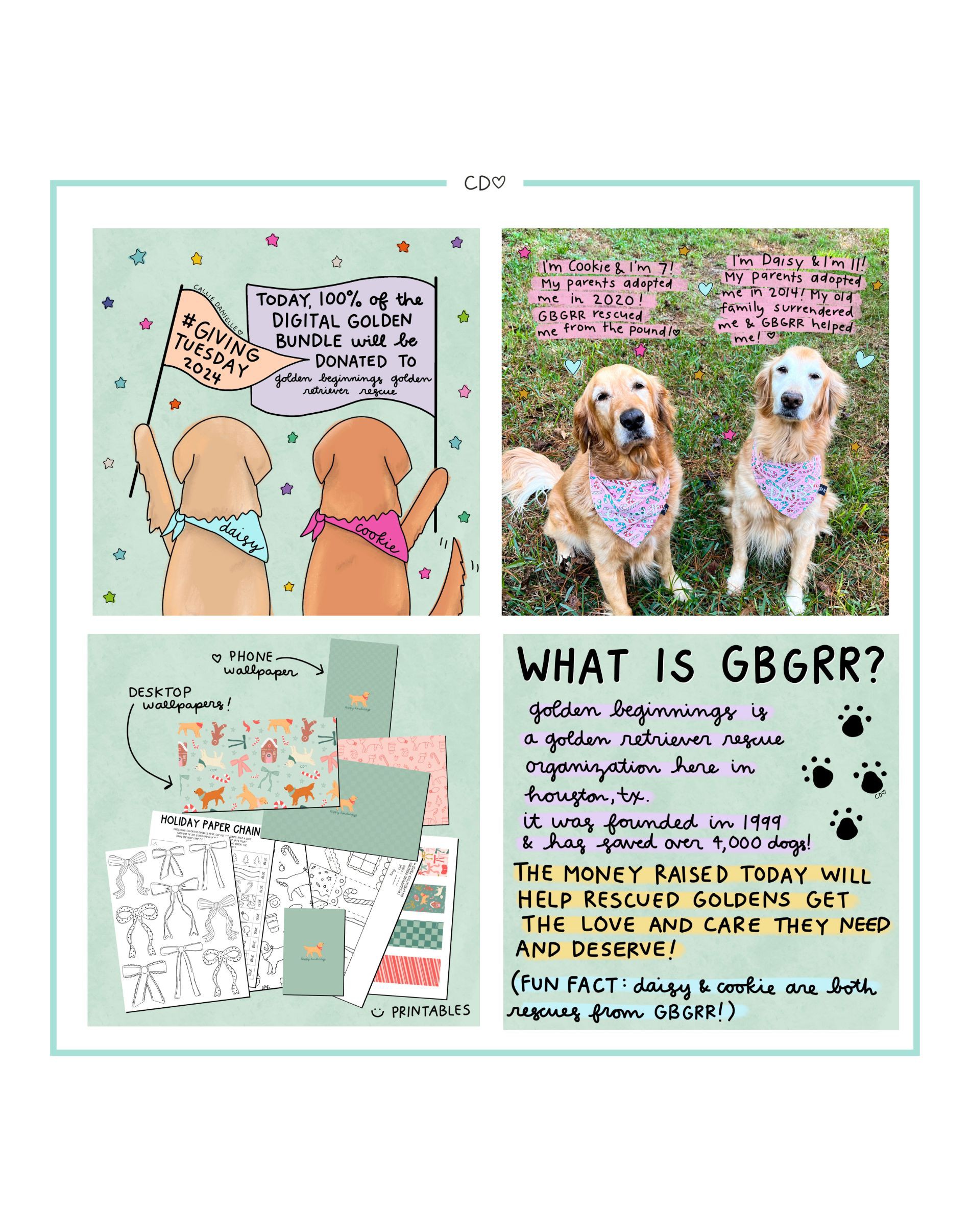Giving Tuesday 2024 Digital Bundle Callie Danielle Shop
