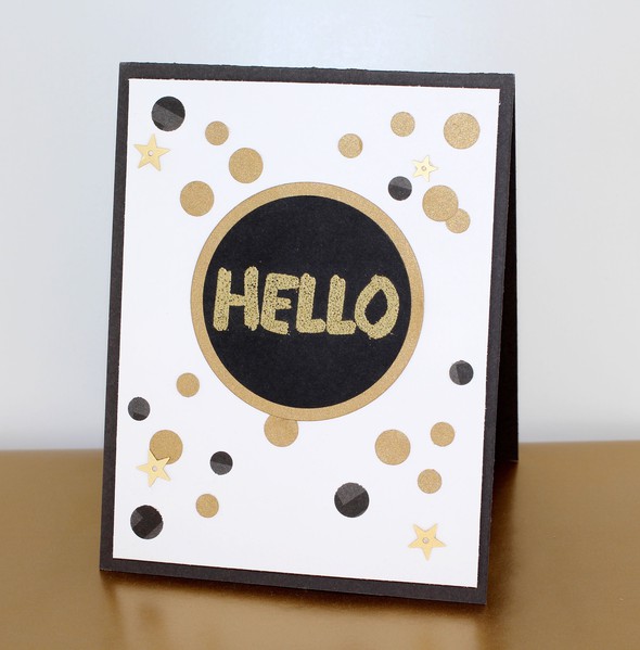 Hello Pops of Gold and Black by emym gallery