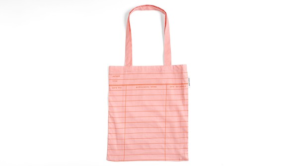 Pink Library Card Lightweight Foldable Tote Bag gallery