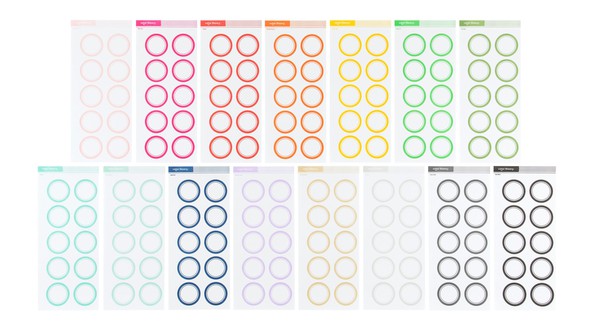 Color Theory Circle Label Stickers Rainbow Bundle gallery