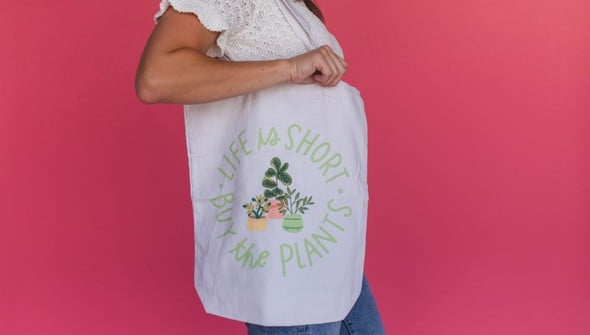 Life is Short Tote Bag gallery