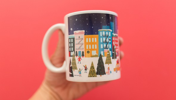 Winter Nights & City Lights Mug gallery