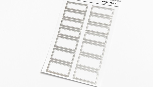 Color Theory Label Stickers - Platinum Status gallery