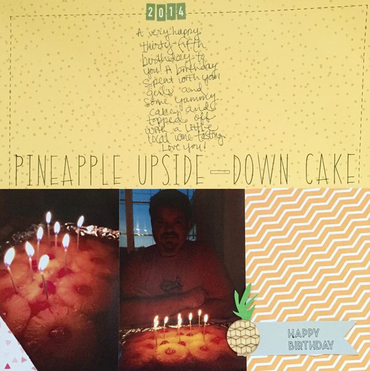 Pineapple upside down cake 
