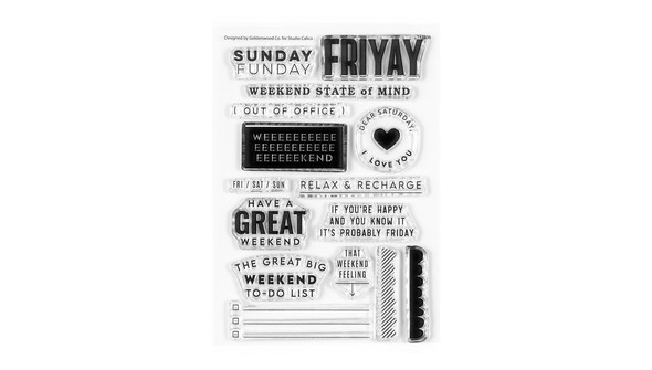 Stamp Set : 4x6 That Weekend Feeling by Goldenwood Co gallery