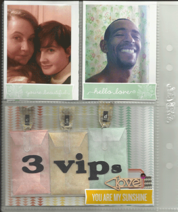 3 VIPs plus a bb (challenge 4 - letters) by Carriekd gallery