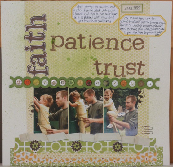 faith, patience, trust