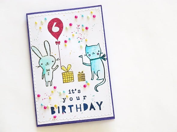 Lesson 3 - Multicoloured Cat card in Minc | Beyond the Basics gallery