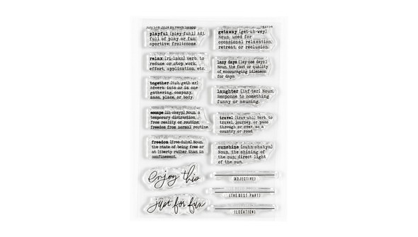 Stamp Set : 3×4 Stop The Blur Stamp July 2024 gallery