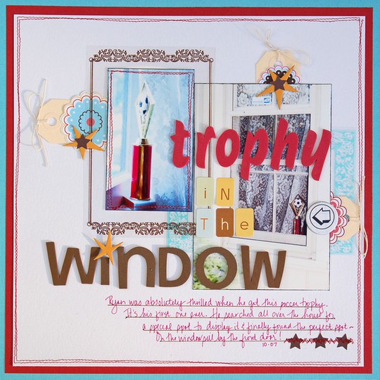 Trophy in the window