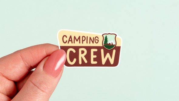 Camping Crew Decal Sticker gallery