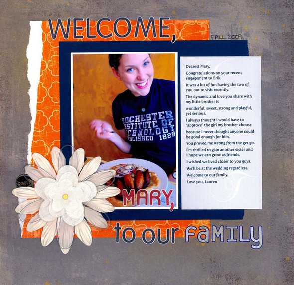 Welcome, Mary, To Our Family by 2H_Design gallery