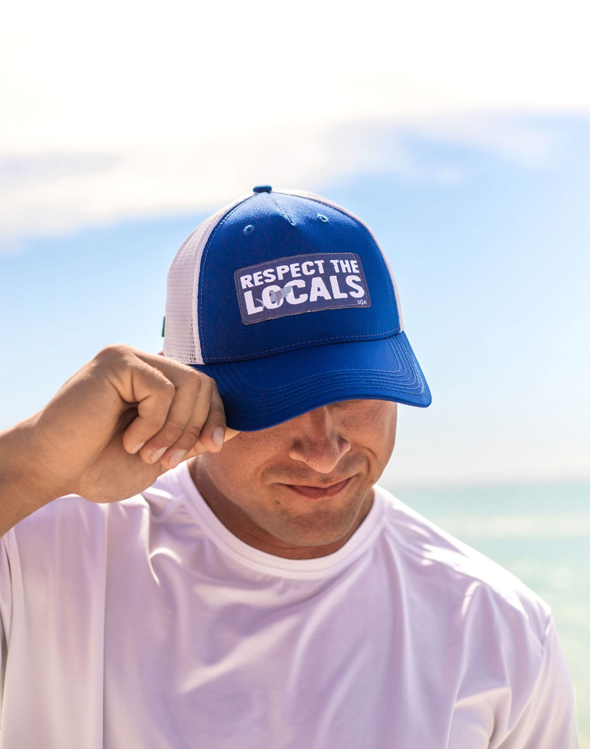 Respect The Locals Hat - Men - Blue item