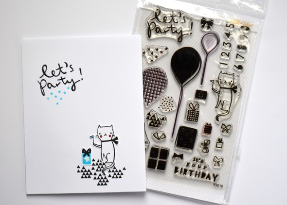 Let's Party Cat Card by Kristi_ gallery