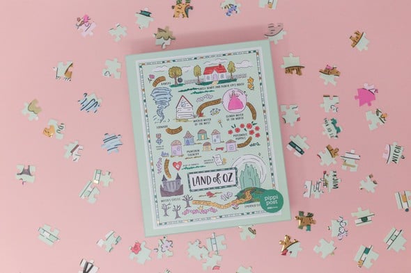 The Wizard of Oz Map - 500 Piece Jigsaw Puzzle gallery