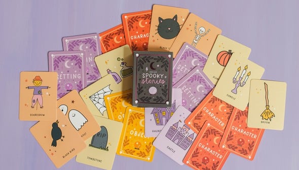 Spooky Stories Storytelling Prompts Card Game gallery