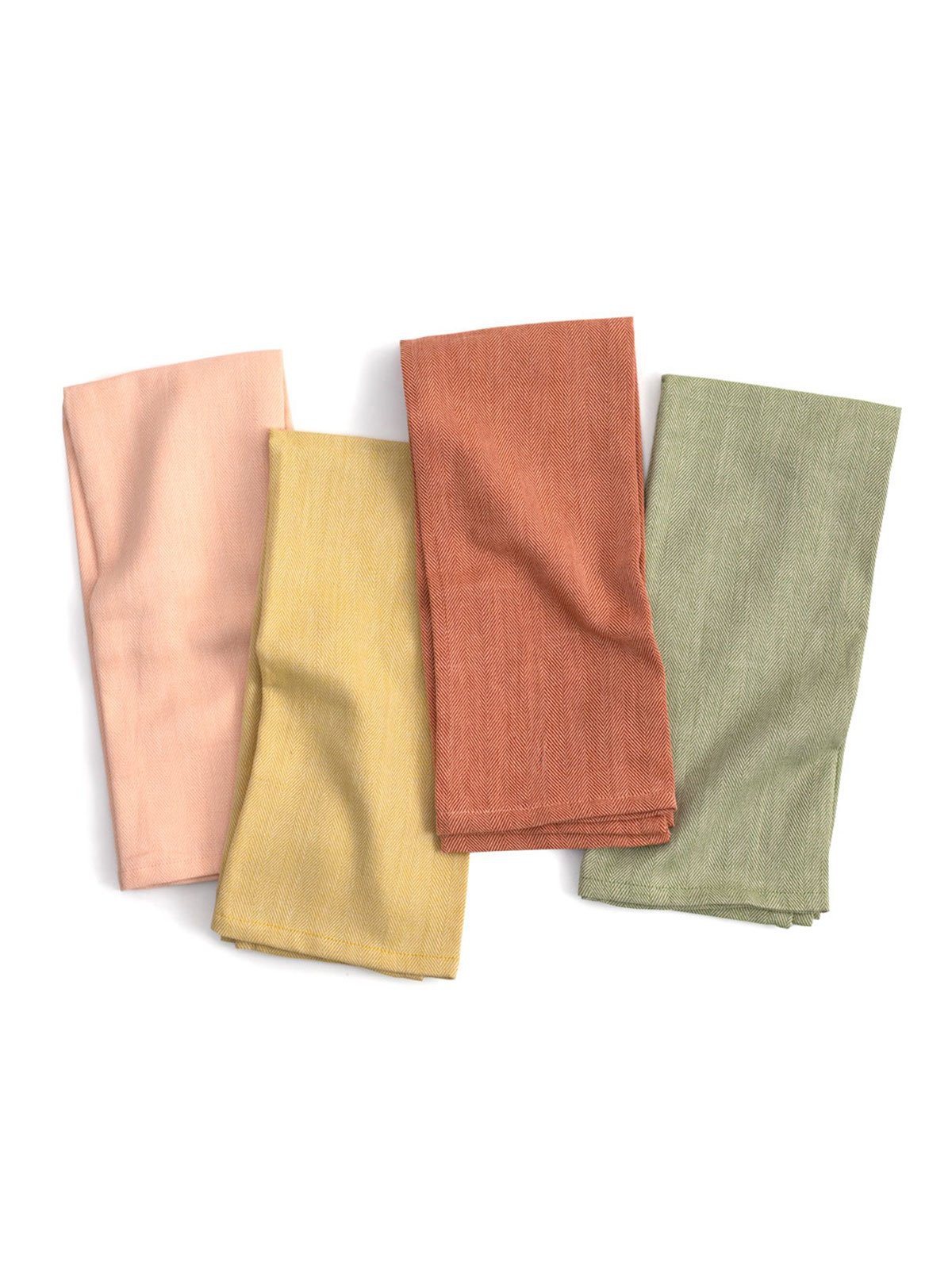 Organic Cotton Tea Towel | Herringbone Weave