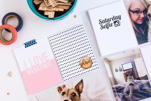 I Love Weekends | 6x8 Hybrid Pocket Page Spread by Turquoiseavenue gallery
