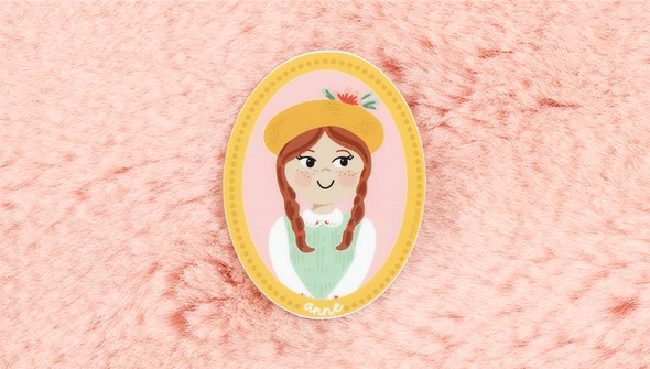 Anne of Green Gables Anne Shirley Portrait Decal Sticker gallery