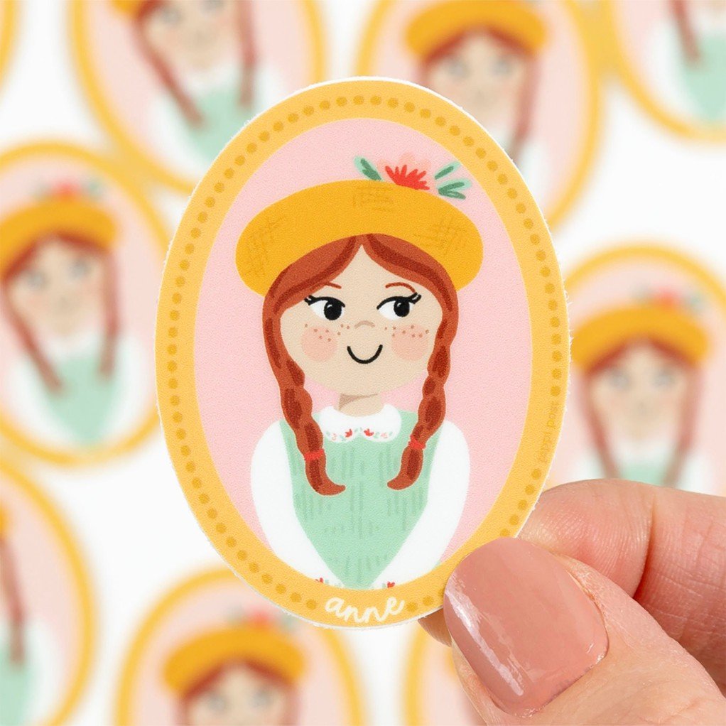 Anne of Green Gables Anne Shirley Portrait Decal Sticker item