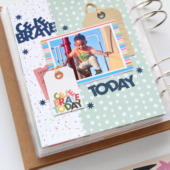 Celebrate 6x8 Scrapbook Page by desialy gallery
