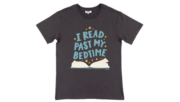 Bedtime Reader Pippi Tee - Dark Gray gallery