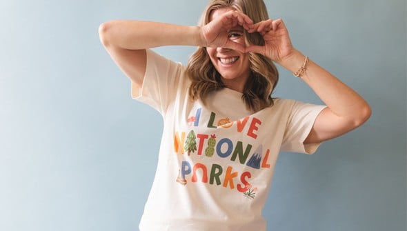 I Love National Parks - Pippi Tee - Ivory gallery