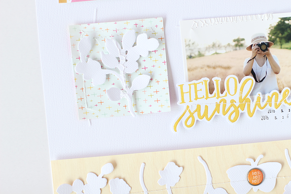 A layout with plain die-cuts  by EyoungLee gallery