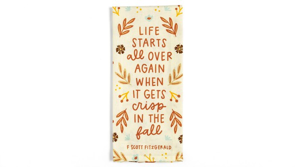 Life Starts in the Fall Tea Towel gallery