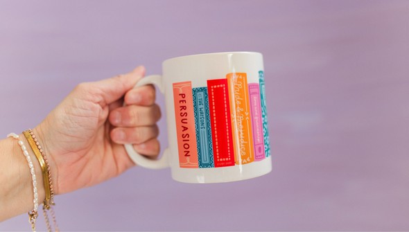 Jane Austen Books Medium Ceramic Mug gallery