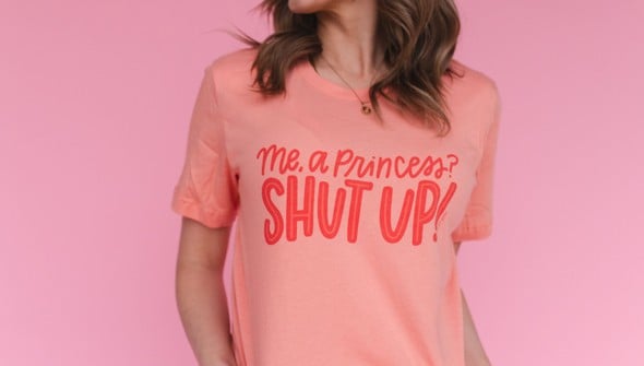 Me, A Princess? Tee - Sunset gallery