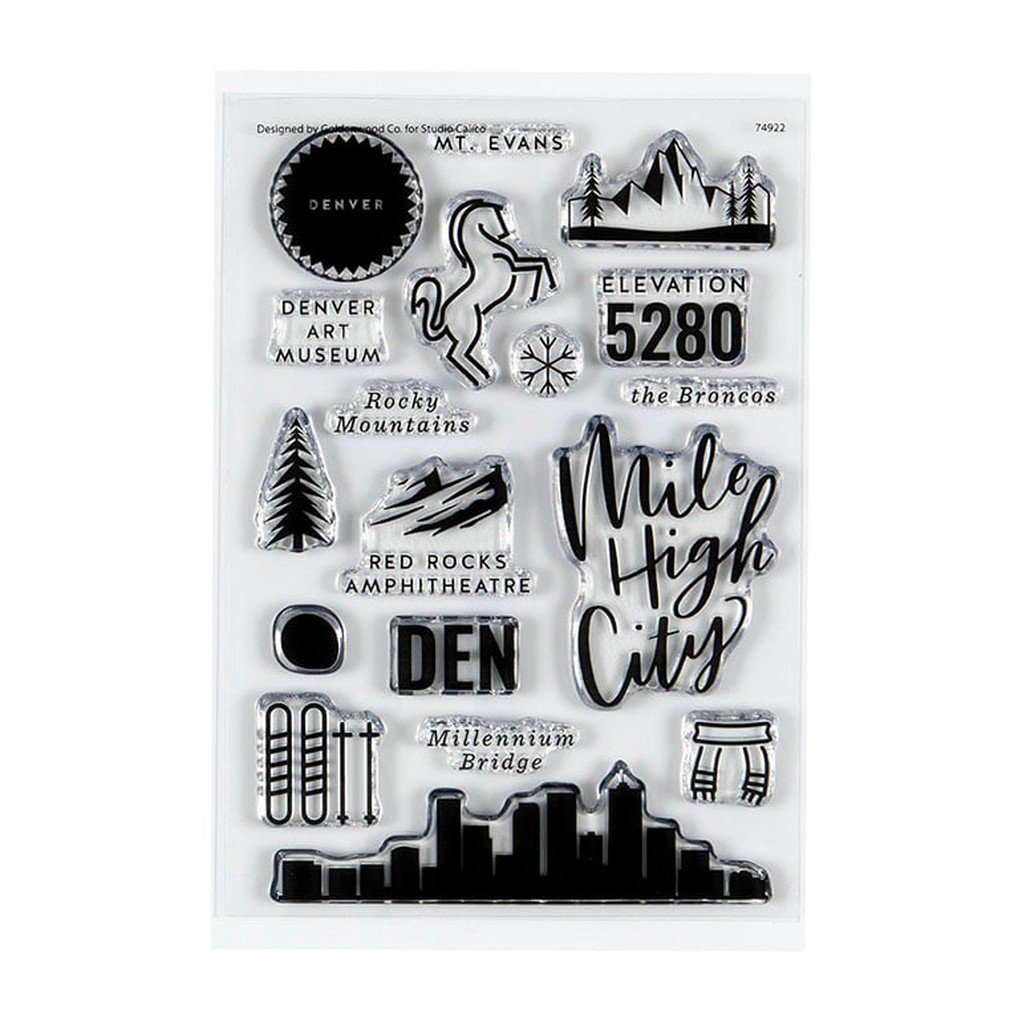 Stamp Set : 4x6 Denver by Goldenwood Co item