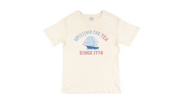 Spilling The Tea Tee - Ivory gallery