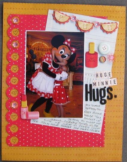 Minnie hugs