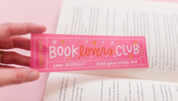 Book Lovers Club Transparent Bookmark gallery