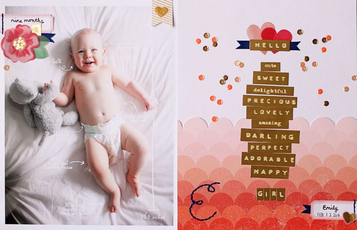 9 Months (Office Hours scrapbook kit + To Do)