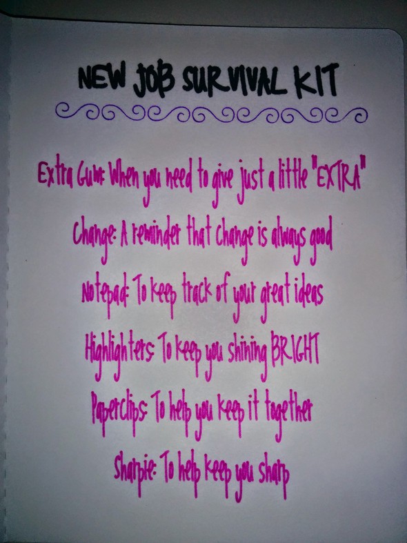 New Job Survival Kit by thatsjustkari gallery
